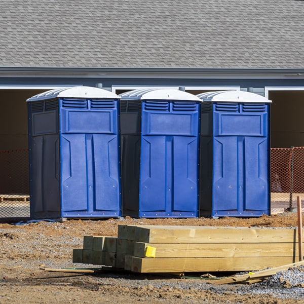 how can i report damages or issues with the portable restrooms during my rental period in Burlington TX